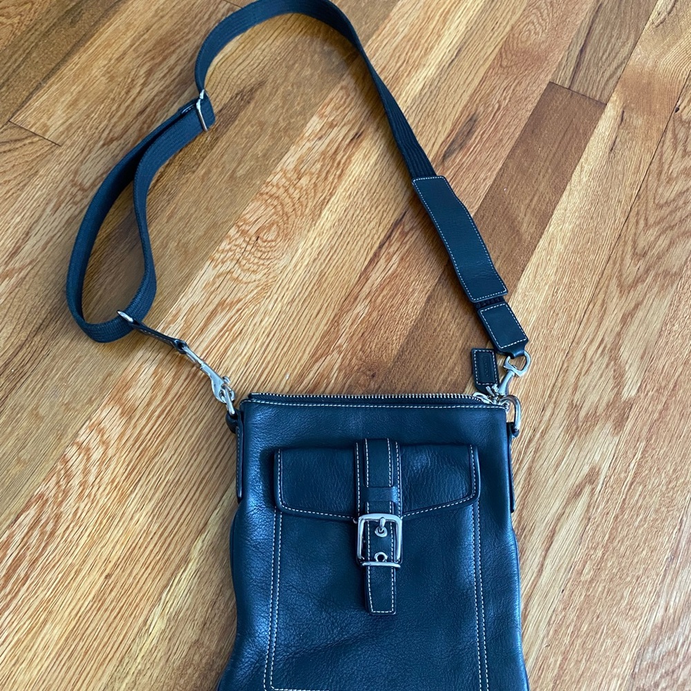 Coach cross body bag in black